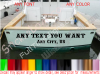 CUSTOM TEXT Boat Name Decal Hailport Sticker